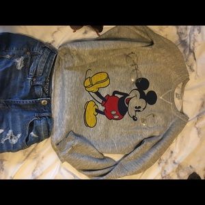 mickey mouse sweatshirt